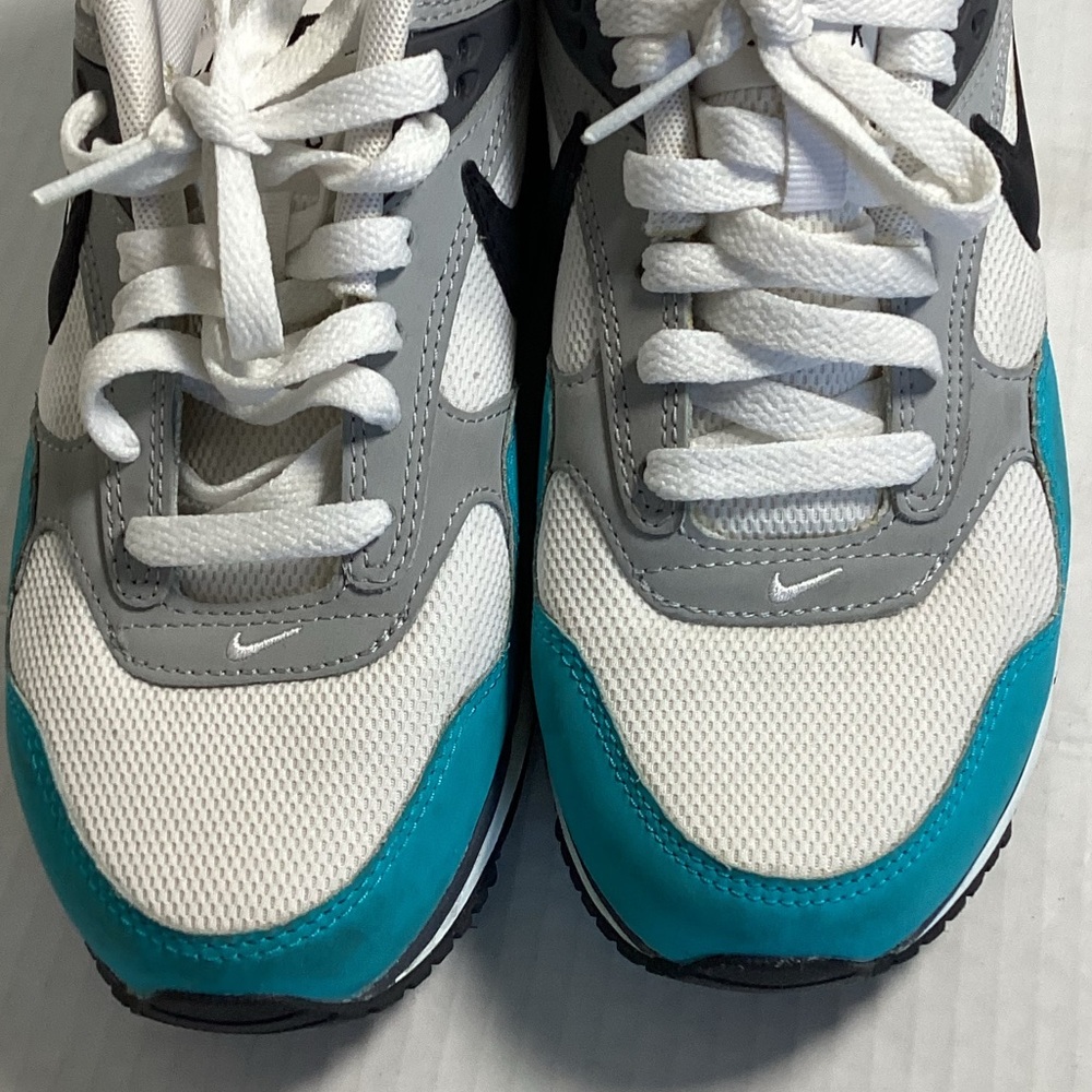 Nike Air Teal and White Sneakers Women sz 6.5 - Picture 7 of 14